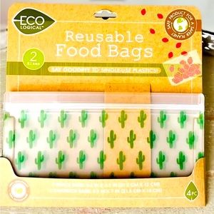 4 Pc Eco Logical Reusable Food Bags